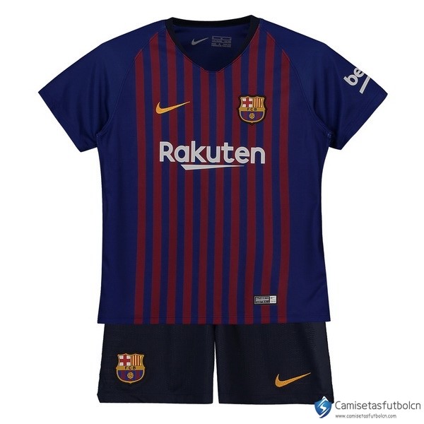 Camiseta Barcelona Primera equipo Niños 2018-19 Azul Rojo